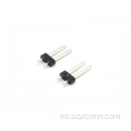 Conector de cabezal de clavija de paso de 3,5 mm recto 2P